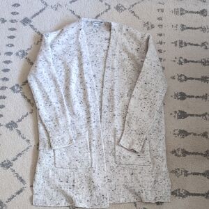 Speckled Knit Open Cardigan